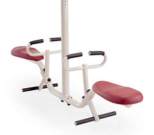 Gym Dandy Tilt-A-Swing Set 360° Rotation 300 lbs Capacity Black/Red/White