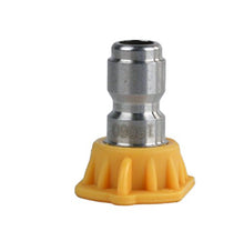 400 Pack of Erie Tools 6.0 Stainless Steel Orifice 15 Degree 1/4in. Quick Connect 4000 PSI High Pressure Washer Spray Nozzle Tips