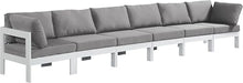 Meridian Furniture 375Grey-S180A Nizuc Collection Modern | Contemporary Outdoor Patio Modular Sofa