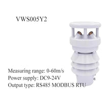 Aoleaby Wind Sensor, Digital Weather Station Air Quality Detector Environmental Monitoring ModbusRTU(VWS005Y2)