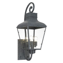 Crystorama Dumont 3 Light Outdoor Sconce Graphite