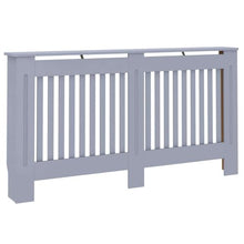 Engineered Wood Radiator Cover 2 Pcs Grey 59.84x7.48x32.09 In