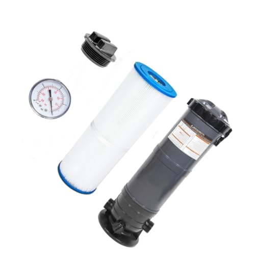 70 Sq Ft Cartridge Pool Filter Tank and Elements Fits For HydroTools