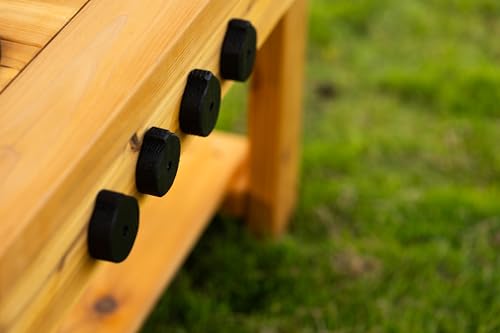 Noble Wooden Toy Co. XL Cedar Outdoor Mud Kitchen Red Cedar Stain