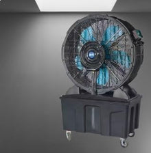 Mobile Industrial Mist Fan, High Power Water Cooling Spray Fan for Workshop
