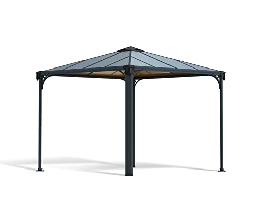 Palram Canopia Palermo 3000 10x10 Gazebo Gray