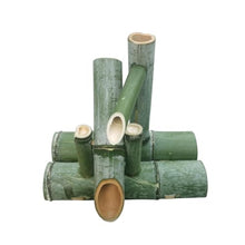 GenSDH Bamboo Water Fountain with Pump, Zen Fountain Kit Bamboo Pond and Garden Water Fountain,Handmade DIY Japanese Bamboo Feng Shui Water Fountain,65Cm