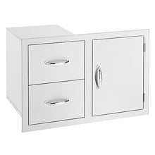 TrueFlame 42-Inch 2-Drawer & Access Door Combo