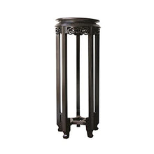 RWGOVLU Flower pot stand Wooden Plant Display Stand Base Vintage Round Shape Rack Modern Decorative Flower Pot Base Stand for Home Balcony Garden Plant stool