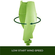 Tqing 12000W Wind Turbine Generator, 110V/220V Portable Vertical Helix Wind Power Turbine Generator Kit with Charge Controller,12v