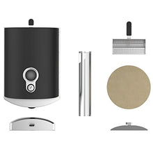 ZiiPa - Piana pizza oven, compact outdoor pizza oven, pellet pizza oven, wood fire, oven with turntable for 360° cooking, built-in thermometer, charcoal colour
