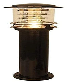 ALDEPO Courtyard Light Floor Lawn Lamp Retro Industrial Outdoor Post Lantern Rainproof Waterproof Ip54 Outdoor Column Lamps Villa Entrance Door Pillar Lighting Street Lamp Dec