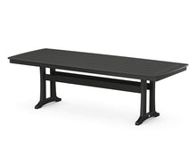 Martha Stewart by POLYWOOD® Chinoiserie 9-Piece Dining Set with Trestle Legs in Black
