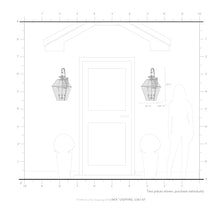 Livex Lighting 2381-61 3-Light Outdoor Wall Lantern, Bronze