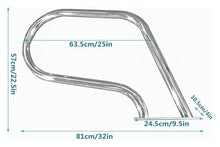 Pool Handrail Pool Stair Rail Pool Railings Pool Railings, Easy-to-Assemble Hand Grab Rail, 304 Stainless Steel Safety Grips for Inground Pool Entry