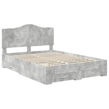 HMDNGOUT 5-Piece Outdoor Bar Table Set with 4 Removable Cushion Stools, Solid Acacia Wood and Poly Rattan, Gray Finish, 47.2 in x 23.6 in Rectangular Table