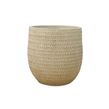 WOAITIANTIAN Flower Pots Vintage and Nostalgic Large Caliber Flowerpot, Green Plant Pot, Floor Decoration Flower Utensil(Beige)