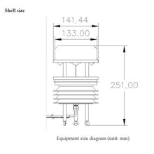 Light Temperature Humidity Atmospheric Pressure CO2 Transmitter Weather Station Ultrasonic Wind Speed Wind Direction Sensor(Style 3)