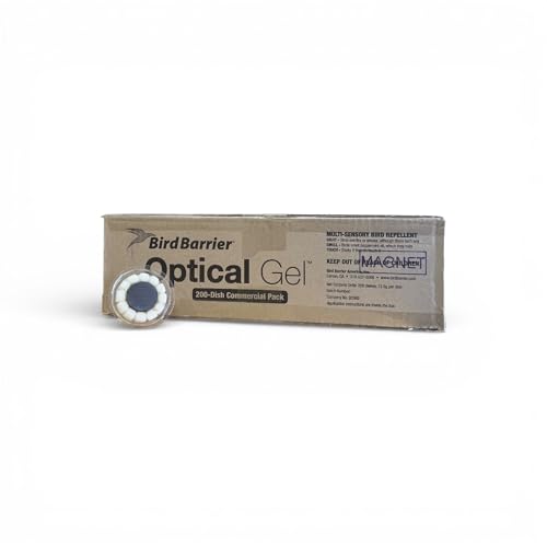 Bird Barrier Optical Gel MAG Magnetic Bird Repellent Discs, 200 Pack