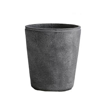 WOAITIANTIAN Flower Pots Straight Slant Round Cement Plant Pot Wide Mouth Home Large Diameter Flower Pots(Medium)