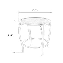 Finca ancha Patio Furniture Set with Small Outdoor Table, Sturdy & Durable Patio Bar Set w/Sillas para Balcon, Upgraded Comfort for Sillas para Patio Exterior, Simple & Practical, Seasons (White)