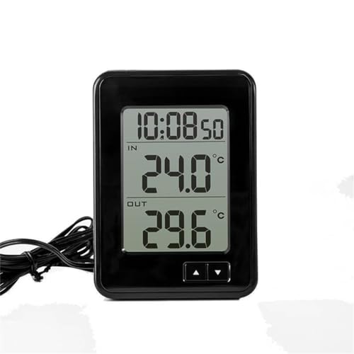 Dntum Indoor Multifunctional Household Temperature and Humidity Measuring Cable Temperature and Humidity, 105 * 75mm