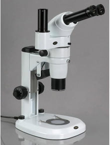 AmScope PM240T Trinocular Stereo Zoom Microscope 8X-80X White