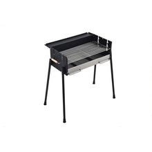 Barbecue Rack Outdoor Home Barbecue Stove Foldable Charcoal Grill Fork Barbecue Utensils Grilled Fish (D Light Grey)