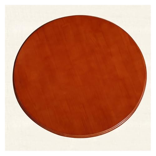 LLHBBSHYYDM Round Table Top, Turntable Dining Table, Turntable Wood Table Serving Tray, Swivel Dining Table Turntable(Dark Brown,120 cm (50in))