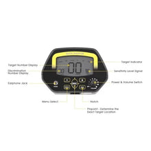JIQHOHX Underground Metal Detector, Underground Metal Detector Gold Detector Jewelry Treasure Hunter Detector Metal Finder High Accuracy Lightweight