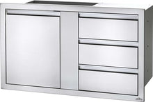 Napoleon Built-in Component - BI-4224-1D3DR - Large Single Door with Triple Drawers, Soft Close Hardware