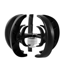 VBSNKLOI Wind Turbine Generator, 1000W Wind s Kit 5 Blades Power Generator for Boat Charging Black Lantern Type Industrial Energy Equipment Wind Generator(1000w)