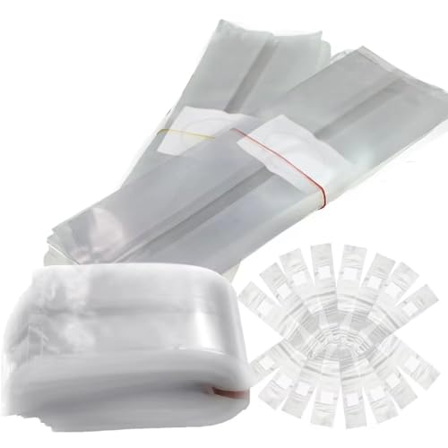 DYKWSWYX 50/100PCS Breathable PP Mushroom Grow Bags 0.2μm Pore Size High Temperature Resistant Garden Growing Container Bags(100PCS,390x650x0.06mm)