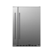 Summit 24-Inch 3.1 Cu. Ft. Shallow Depth Outdoor Compact Refrigerator W/Slide-Out Storage Compartment - BCR19924