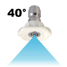 400 Pack of Erie Tools 4.0 Stainless Steel Orifice 40 Degree 1/4in. Quick Connect 4000 PSI High Pressure Washer Spray Nozzle Tips