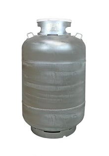 Flame King YSN420ASME-TH-GALV 420LB (120 Gallon) ASME Vertical Galvanized Steel Propane Tank, White