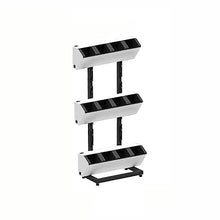 Vertical Garden Planter, Wall Hanging Container Boxes for Three-Dimensional Greening Planting, Family Balcony Vegetable Pot for Vegetables Flowers (Color : White, Size : 57x115cm-3pc)