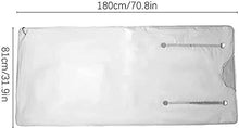 TZLGMDER Oxford Sauna Blanket Cord Blanket for Weight Loss and Anti-ageing Shaping Heated Slimming Blanket Silver