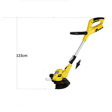 Electric Grass Cutter Household Adjustable Grass Trimmer Lithium Battery String Trimmer Rechargeable Electric Weeder 20V/2.0Ah (Battery : Battery*1) (Battery*1)