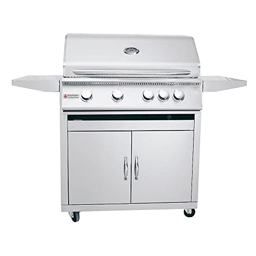 RCS Premier Series 32-Inch 4-Burner Propane Gas Grill with Rear Infrared Burner - RJC32ALPCK