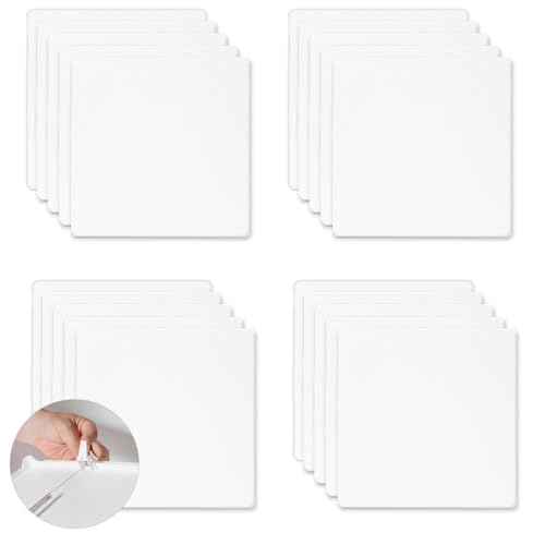 Morvat Spring Access Panel 12x12 Inch for Ceiling & Drywall, Heavy-Duty Durable ABS Plastic & Easy Install Access Box, Wall Hole Cover Plate for Plumbing & Electrical Cables & Wiring, White, 20 Pack