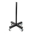 VEITEOX FTY Vertical Weight Plate Rack with Wheels, Olympic 2 Inch Weights Stand