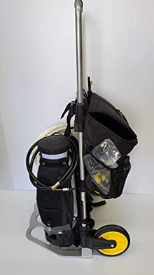 M4 Battery Powered Backpack Sprayer with 7-inch Wheels Cart