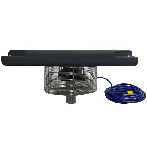 Outdoor Water Solutions Floating Pond Fountain – Aerify 1/2 HP, 230V Motor, 500 GPM Aerating Nozzle, 18–24" Depth, 150 ft Power Cable – Aerator for Ponds up to 1/2 Acre