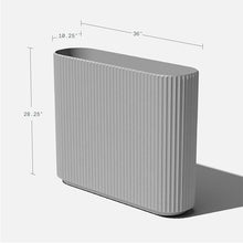 Veradek Demi Series Span Planter - Tall and Wide Outdoor Planter with Shelf