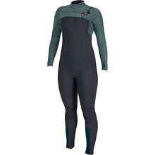 O'NEILL 3/2mm Women's Blueprint Chest Zip Full Wetsuit Black/Bristol