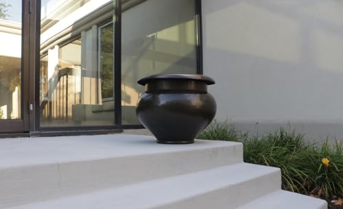 Garden Artisans 'Arzu' Brass Urn Planter 24 Inch Diameter Brass Bronze Finish