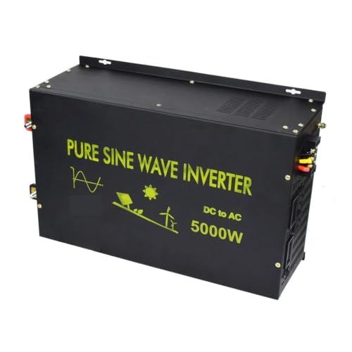 5000W Pure Sine Wave Solar Inverter 12V 220V Wind Generator Power Bank Converter 24/48VDC to 110/120/240VAC(24V,110V,USA)