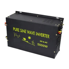 5000W Pure Sine Wave Solar Inverter 12V 220V Wind Generator Power Bank Converter 24/48VDC to 110/120/240VAC(24V,110V,USA)