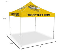 LookOurWay Custom Canopy Tent 10x10 - Pop Up Tent for Outdoor Events with Custom Branding